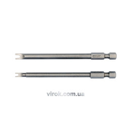 Набір насадок викруткових YATO : SPANNER #6-#10, HEX 1/4", L= 100 мм. 2 шт. [25/100]