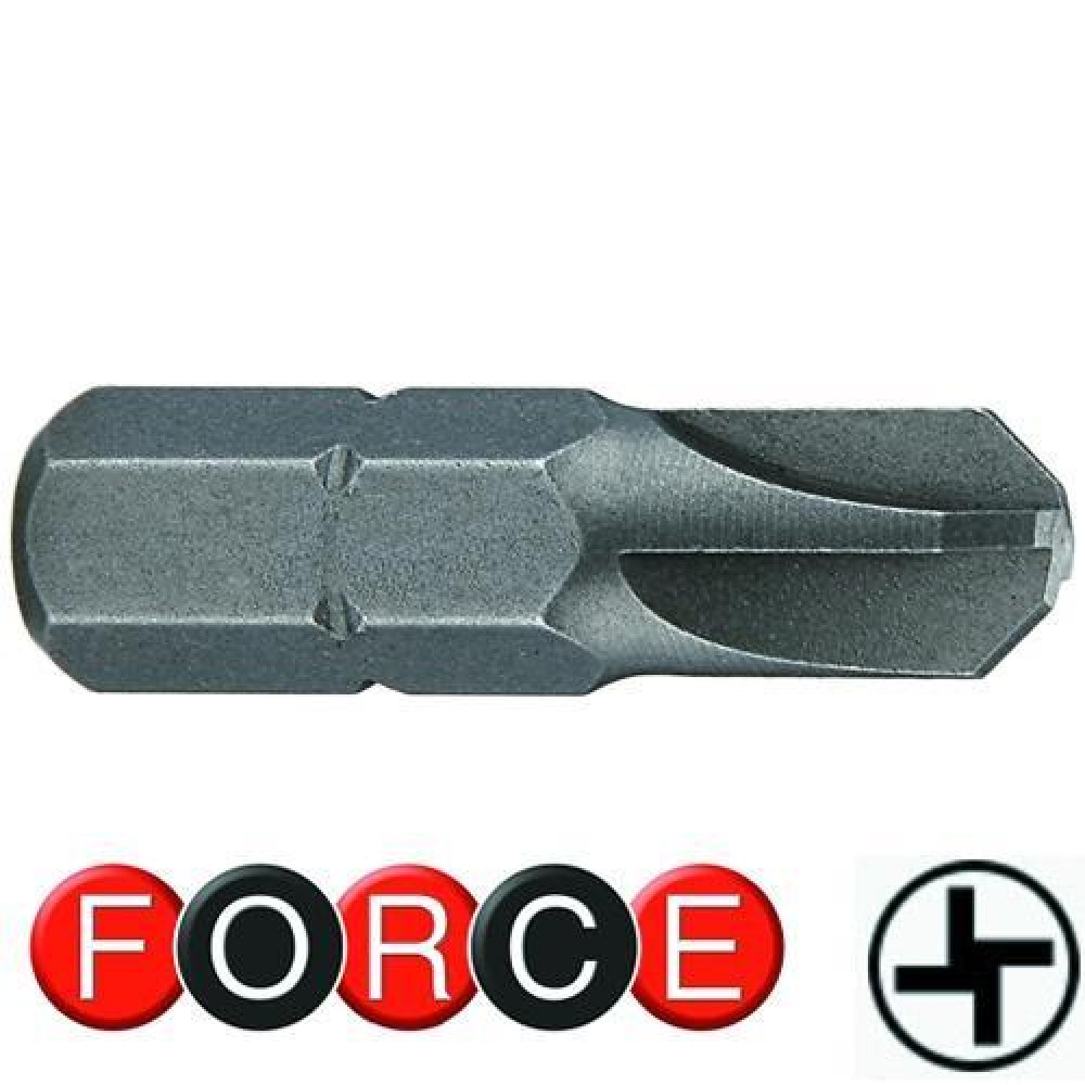 1/4" Бита четырехлепестковая (Torq) TS4, L=25 мм (FORCE 121S2504)