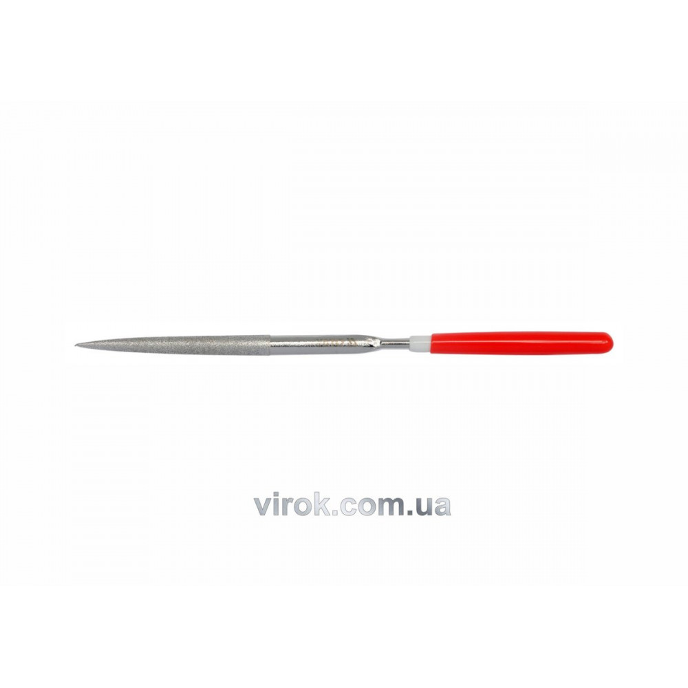 Надфіль алмазний YATO півкруглий, l= 140/50 мм, b= 3 мм [120/1200]
