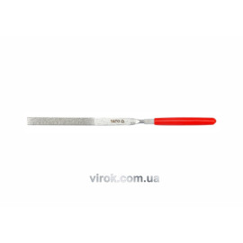 Надфіль алмазний YATO плоский, l= 140/50 мм, b= 3 мм [120/1200]
