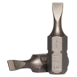 1/4" Бита шлицевая (SL) 0.8х4 мм, L=25 мм (FORCE 1232504)