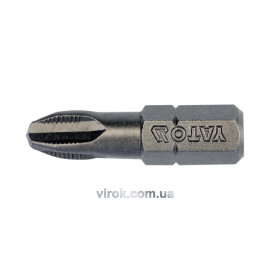 Насадка викруткова YATO : "Philips" PН3 x 25 мм. HEX 1/4". 10 (Уп/Шт.) [25/200]