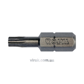Насадка викруткова YATO : "TORX" T20 x 25 мм. HEX 1/4". 10 (Уп/Шт.) [20/100]