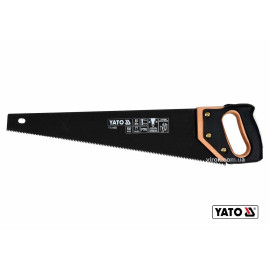 Ножівка по дереву YATO : L= 500 мм, 7 зубів/1", полотно t= 1 мм, покрите PTFE YT-31093