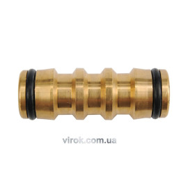 Перехідник для водяних шлангів VOREL латунний 1/2" DW