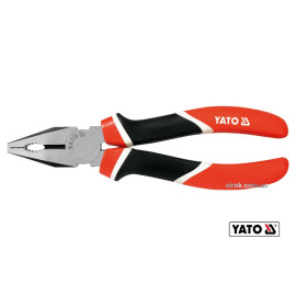Плоскогубці комбіновані YATO : L= 180 мм. CrV [6/60]