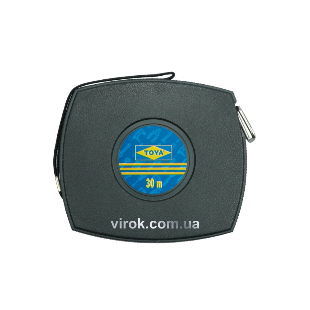 Рулетка мірна стрічка сталeва VOREL : L= 10 м х 10 мм [25/50]