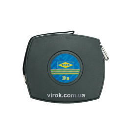 Рулетка мірна стрічка сталeва VOREL : L= 10 м х 10 мм [25/50]