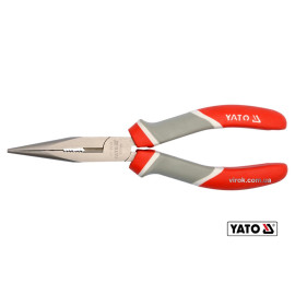 Тонкогубці нікельовані YATO : L= 200 мм [6/60]