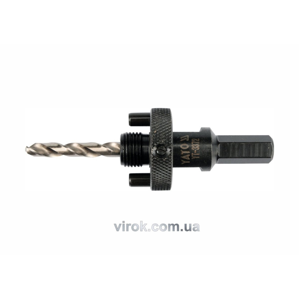 Тримач зі свердлом YATO : HEX, Ø= 5/8", для кільцевих пил Ø=32-200 мм [25/50]