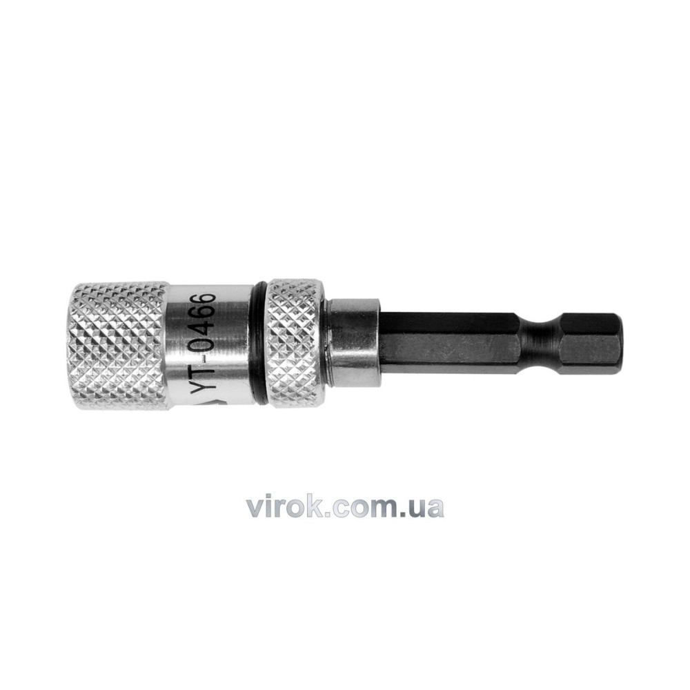 Тримач насадок викруткових YATO : 1/4", L= 60 мм. магнітний [20/200]