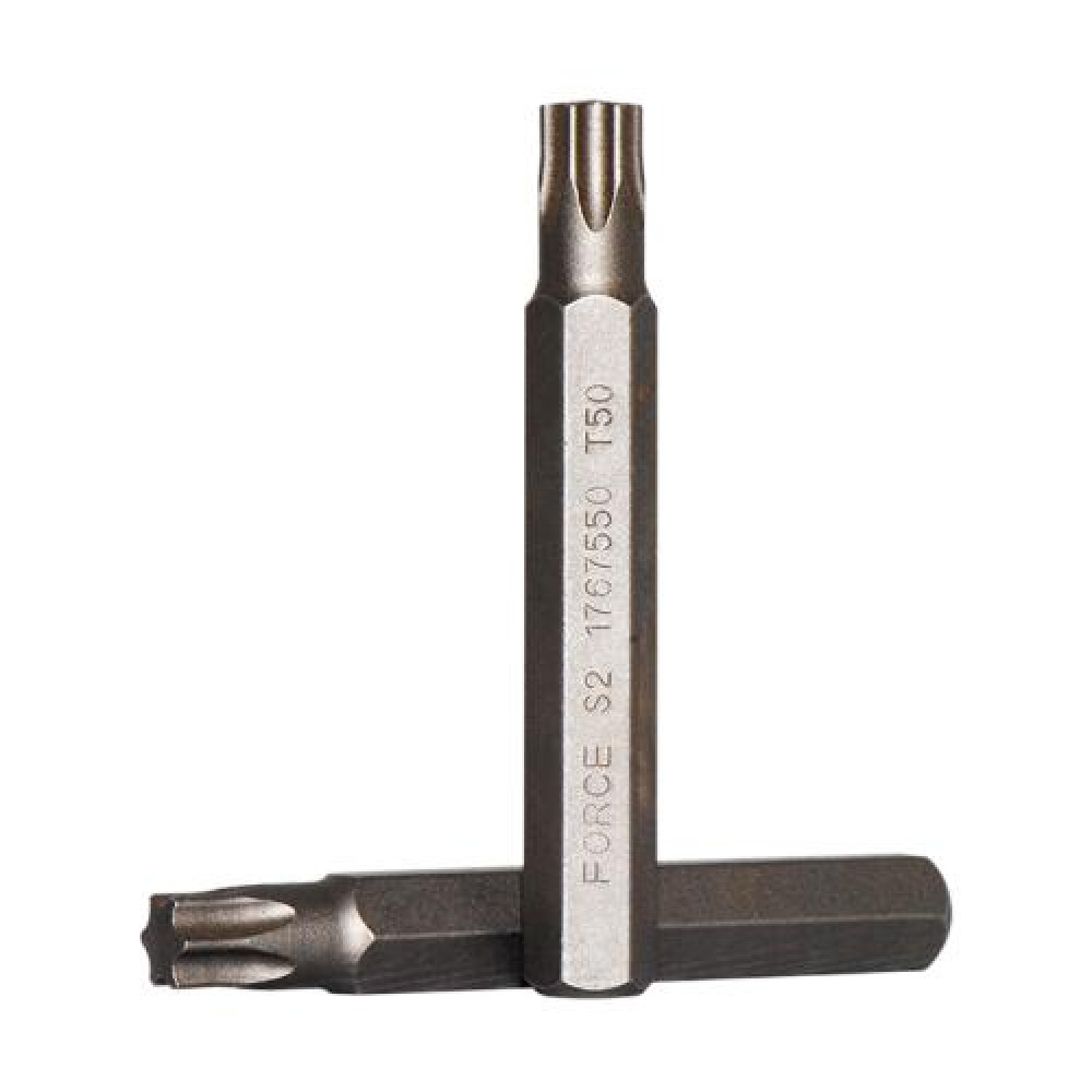 10 мм Бита Torx T50, L=75 мм (FORCE 1767550)