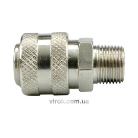 Швидкорознімне з'єднання VOREL з зовнішньою різьбою 3/8" [20/120]