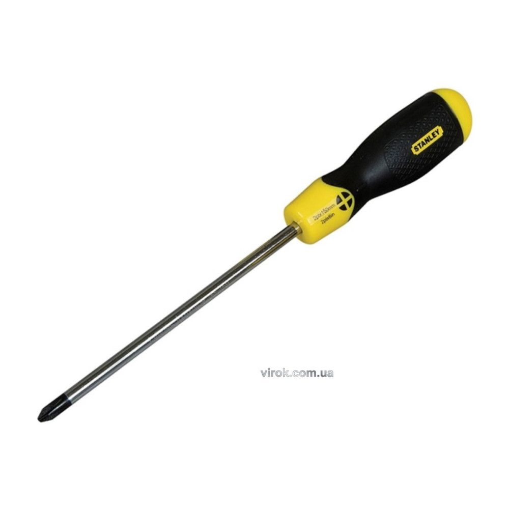 Викрутка хрестова STANLEY "Cushion Grip" : "Pozidriv" PZ3 x 150 мм DW