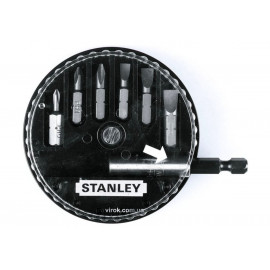 Набір насадок викруткових STANLEY : (SL4,5-5,5-6,5-PH0-1-2) магнітний тримач 1/4". 7 Шт.