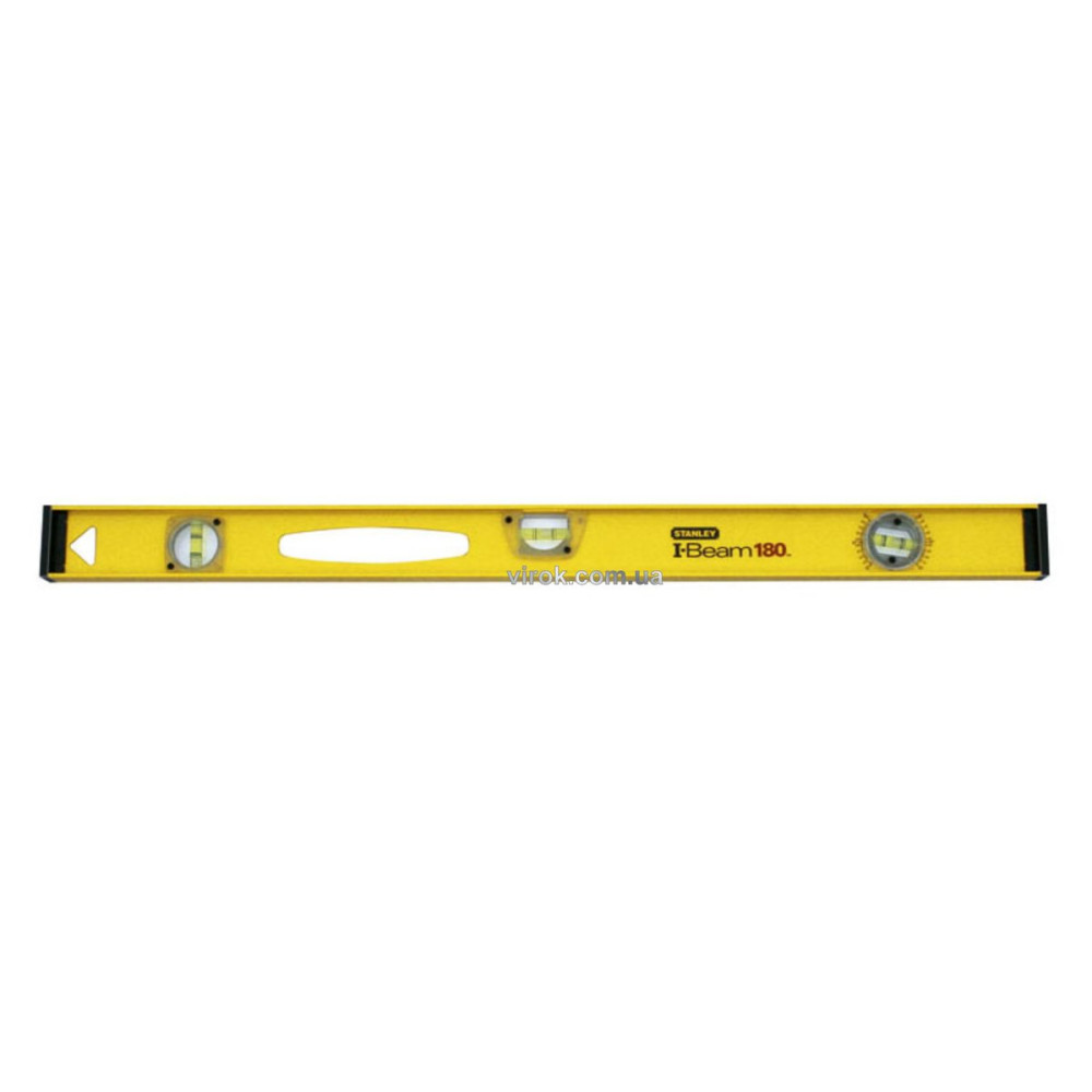 Рівень STANLEY "Pro180" : L= 120 см, 3 капсули- 1 обертова 180* DW