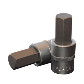 1/2" Головка-бита шестигранная (HEX) 19 мм, L=70 мм (FORCE 34407019)
