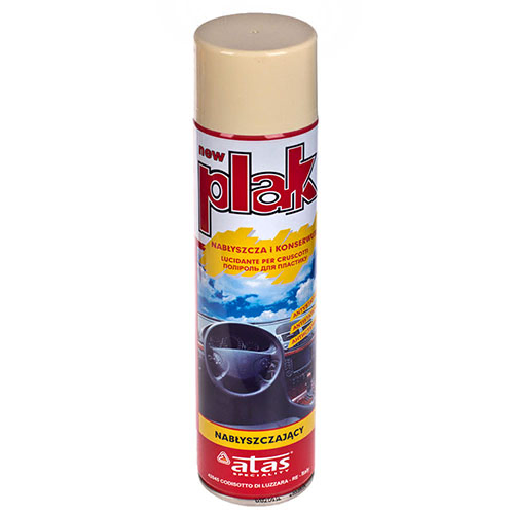 Полироль для пластика и винила ATAS/PLAK 600 ml ваниль/vaniglia