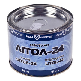 Литол-24 смазка "KSM Protec" банка 0,4 кг