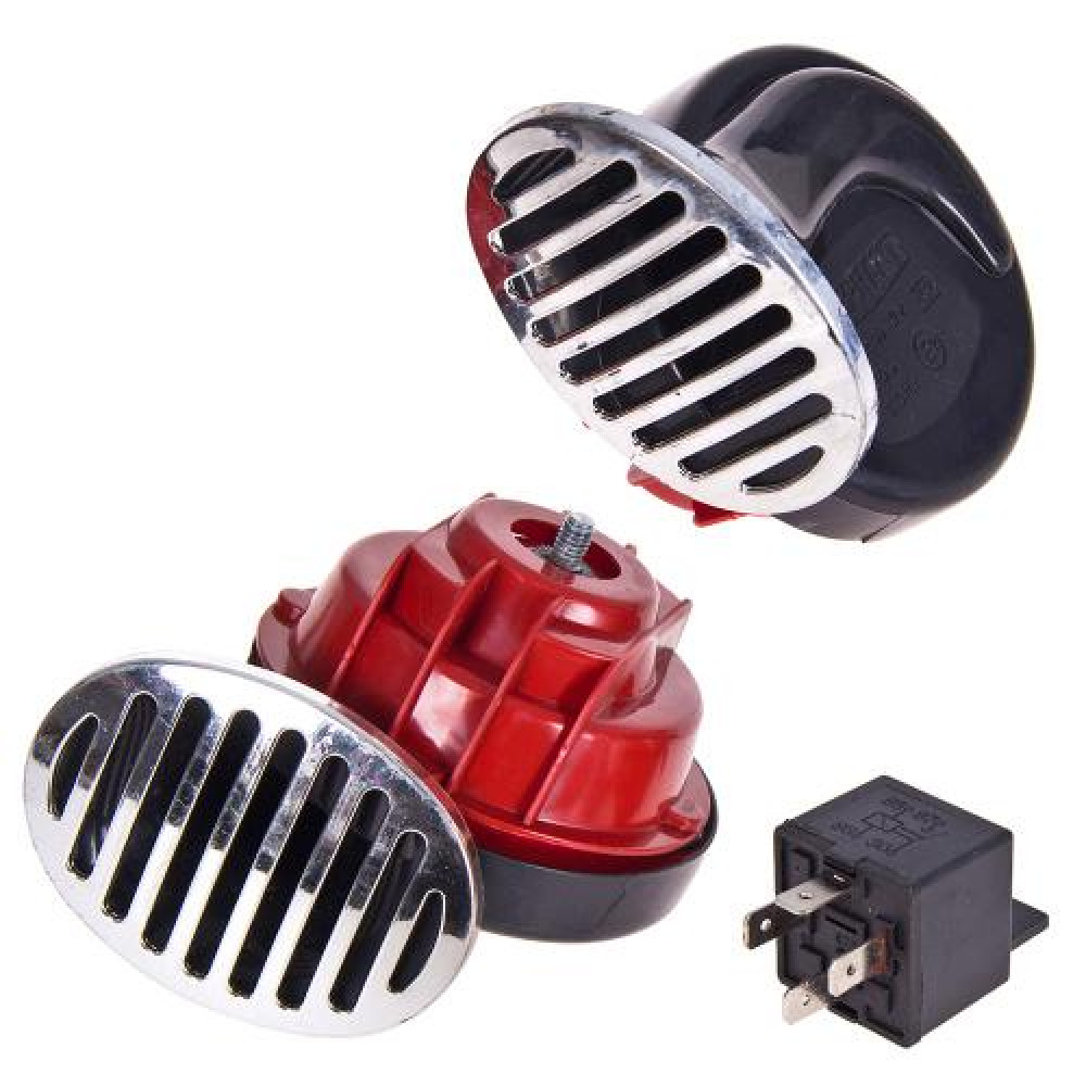 Сигнал "улитка" СА-10123/Еlephant/12V/хром. крышка