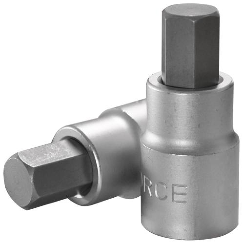 3/4" Головка-бита шестигранная (HEX) 17 мм, L=80 мм (FORCE 36408017)
