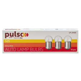 Лампа PULSO/габаритная S25/BA15s/R5W 24v5w clear/1 конт.