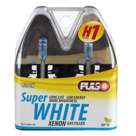 Лампы PULSO/галогенные H1/P14.5S 12v55w super white/plastic box