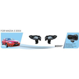 Фары доп.модель Mazda 3 2004-07/MZ-057/H11-12V55W/эл.проводка