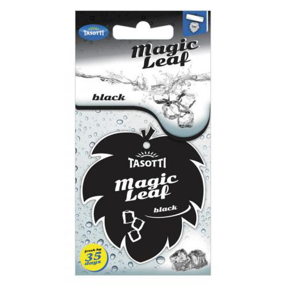 Ароматизатор cухой листик Tasotti/ "Magic Leaf"/ Black