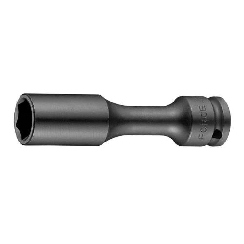 1/2" Головка шестигранная ударная, глубокая 19 мм, L=120 мм (FORCE 44512019)