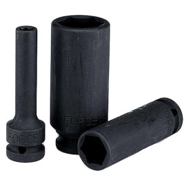 1/2" Головка шестигранная ударная, глубокая 10 мм, L=85 мм (FORCE 4458510)