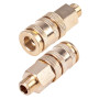 Alloid. Быстроразъемное с-ние с наружной резьбой с фиксатором. 1/4" (ПМ-2SM)
