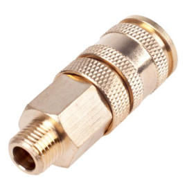 Alloid. Быстроразъемное с-ние с наружной резьбой с фиксатором. 1/4" (ПМ-2SM)