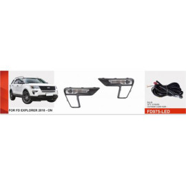 Фары доп.модель Ford Explorer 2018-/FD-975L/эл.проводка