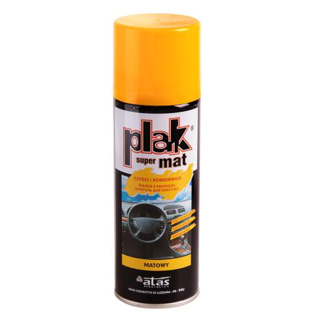 Полироль для пластика и винила ATAS/PLAK 200 ml SUPERMAT папая/papaia