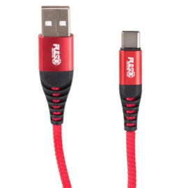 Кабель  VOIN CC-4201C RD USB - Type C 3А, 1m, red (быстрая зарядка/передача данных)