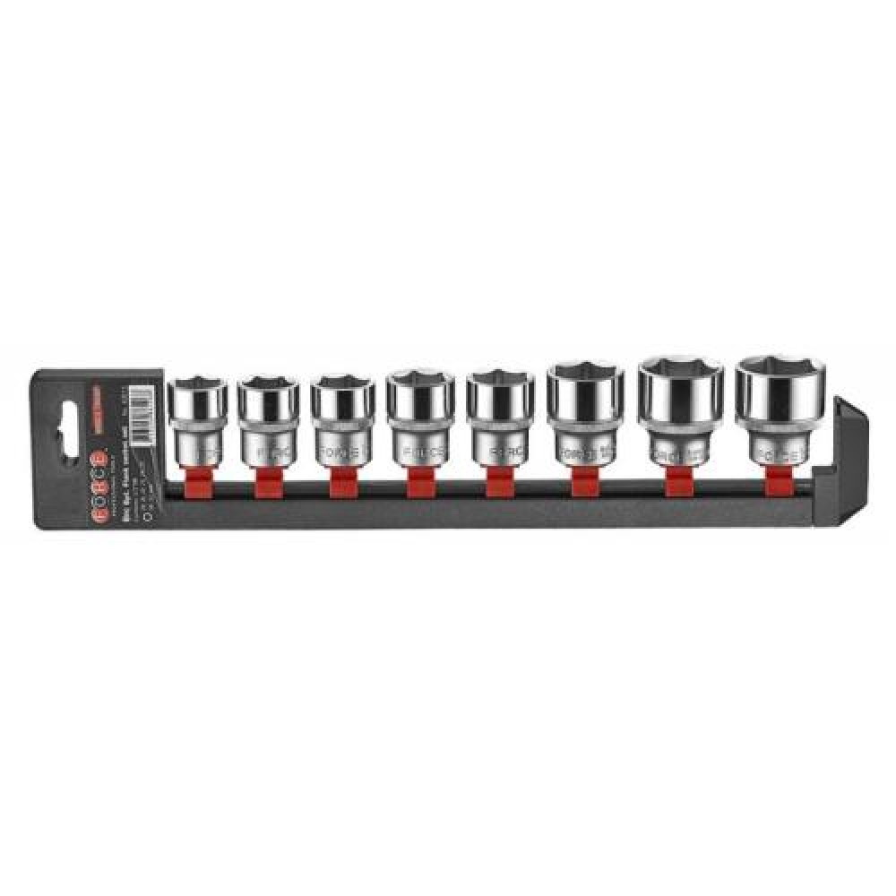 1/2" Набор головок 6-гр. 8 пр. (20-32 мм) (FORCE 40815)