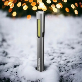Фонарь светодиодный алюминиевый (COB+LED) Pen Light (GERMANY)  L-0204W