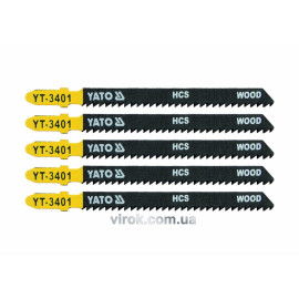 Полотно для електролобзика (дерево-пластик) YATO : L= 100 мм. YT-3401