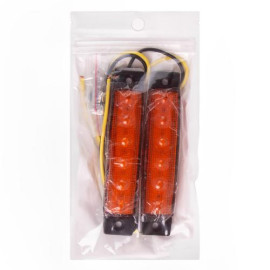 Фонарь габаритный BL-64906YL 24V/6LED/96х20mm/2шт (BL-64906 24V-Yellow)