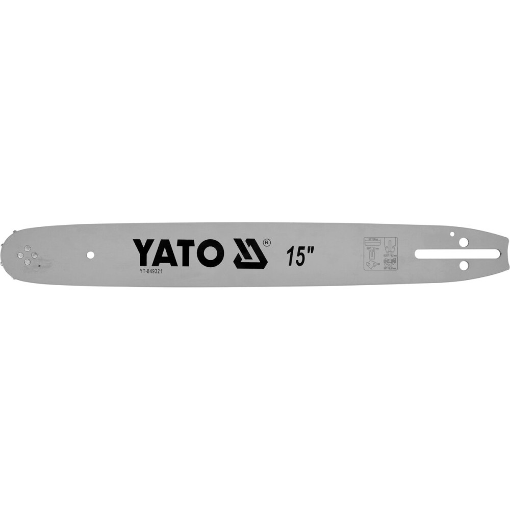 Шина для пили YATO l= 15"/38 см (56 ланок)3/8" (9,525 мм).Т-0,05" (1,3 мм)---YT-84952,YT-84960 (DW)