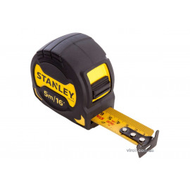 Рулетка STANLEY "GripTape": L= 5 м x 28 мм, метрична та дюймова шкала, пластиковий корпус