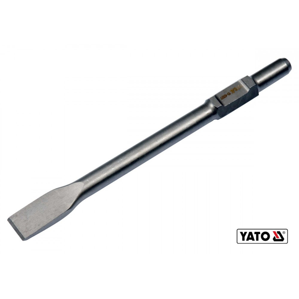 Долото плоске YATO : HEX, L= 410 мм, w= 35 мм [5/10/400]