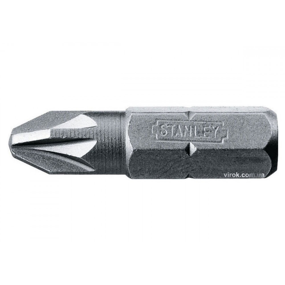 Насадка викруткова STANLEY : "Pozidriv" PZ1 х 25 мм. 25 (Шт/Уп.)