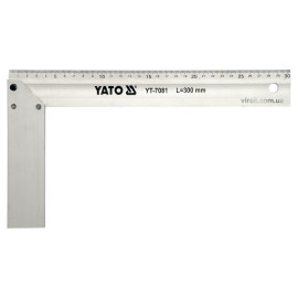 Кутник столярний алюмінієвий YATO : l= 300 мм [6/36]