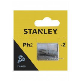 Насадка викруткова STANLEY : PH2 x 25 мм. Уп. 2 шт.