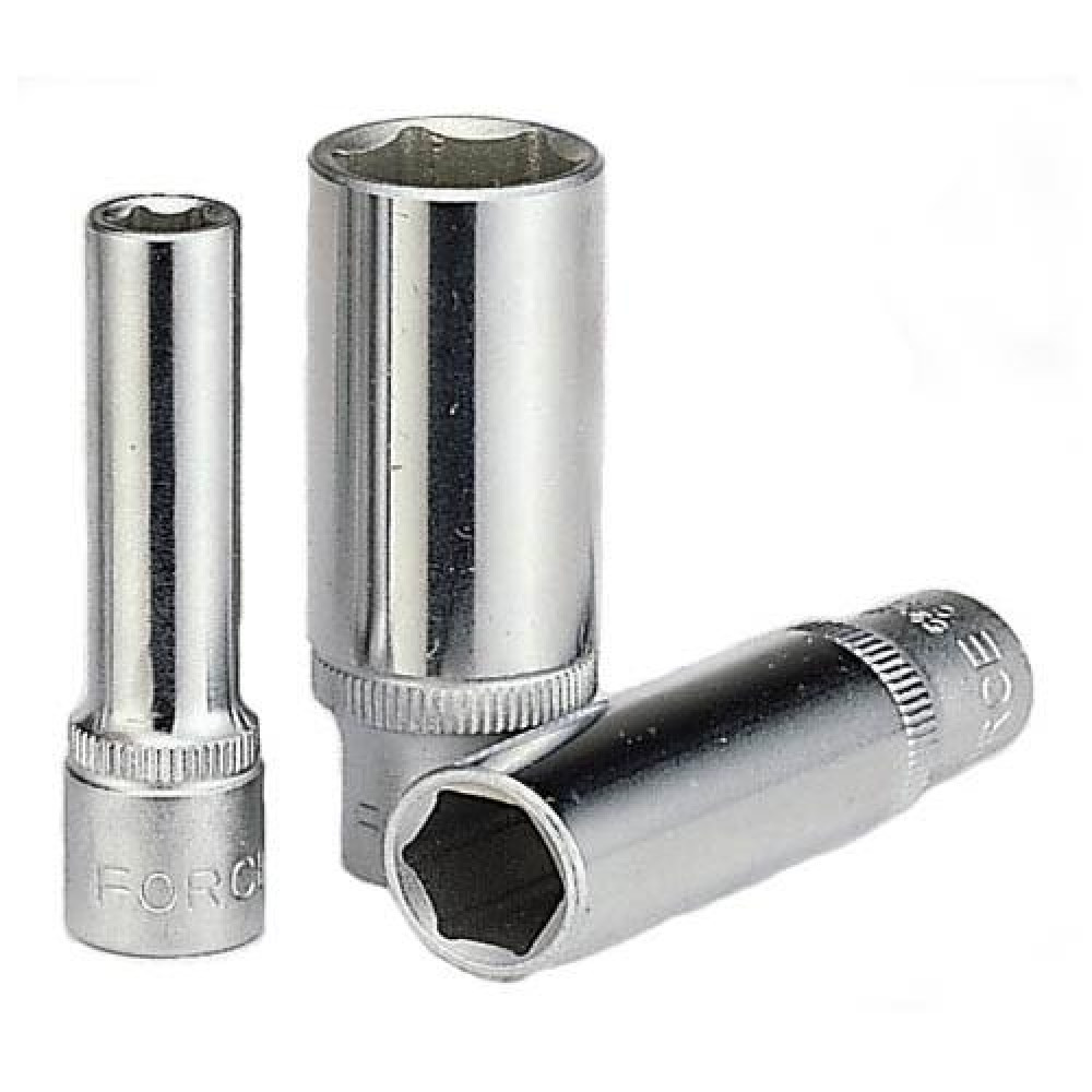 1/4" Головка глубокая шестигранная 12 мм, L=50 мм (FORCE 5255012)