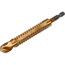 Свердло фрезерувальне по металу YATO : HSS-TIN, Ø= 13 мм, l= 120 мм, HEX - 1/4" [50/200]