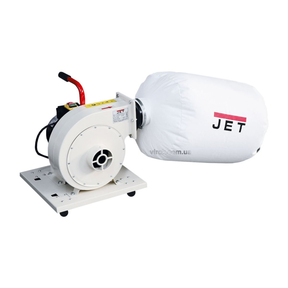 Витяжна устатковина JET DC-850 : 230 В, 0.75 кВт; продукт.- 850 м³/год, порох.збір. V=55 л