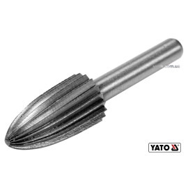 Фреза конусна по металу YATO : Ø13 x 25/55 мм, HSS 4241, хвостовик- Ø6 мм [80]